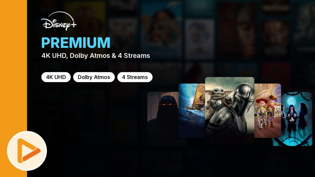Disney+ Premium: 4K UHD, Dolby Atmos und 4 Streams