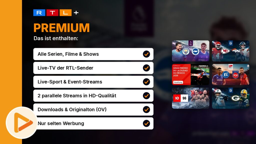 RTL+ Premium Leistungen