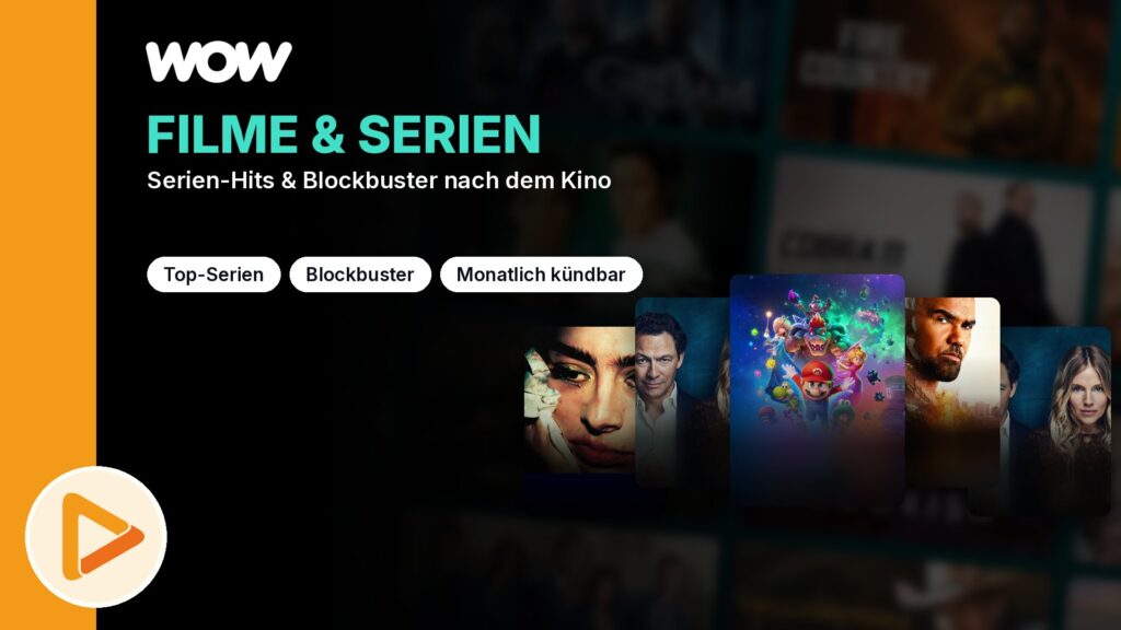 WOW Filme & Serien: Top-Serien und Blockbuster