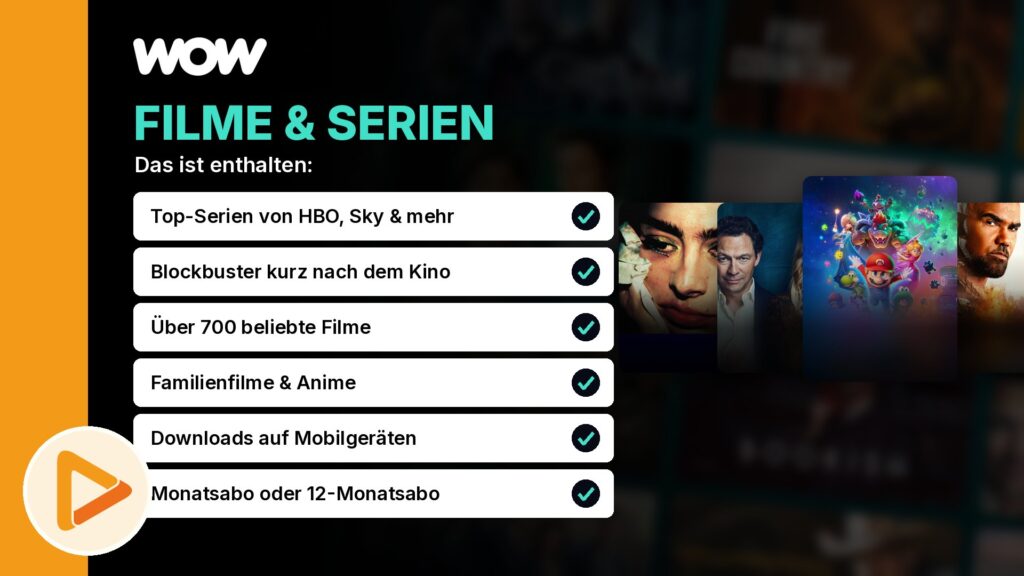 WOW Filme & Serien Leistungen