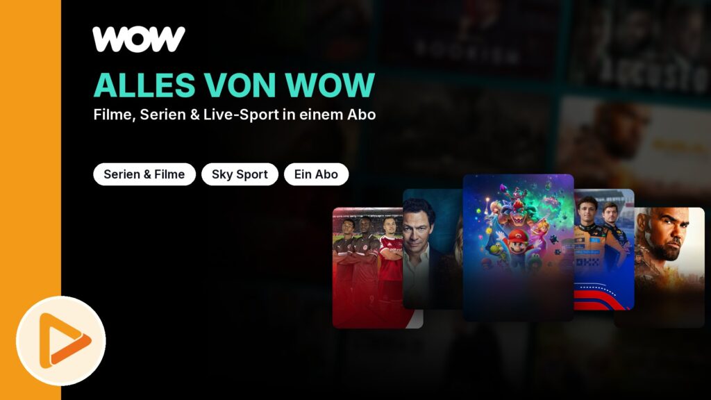 WOW Komplett (Alles von WOW): Filme, Serien & Live-Sport in einem Abo